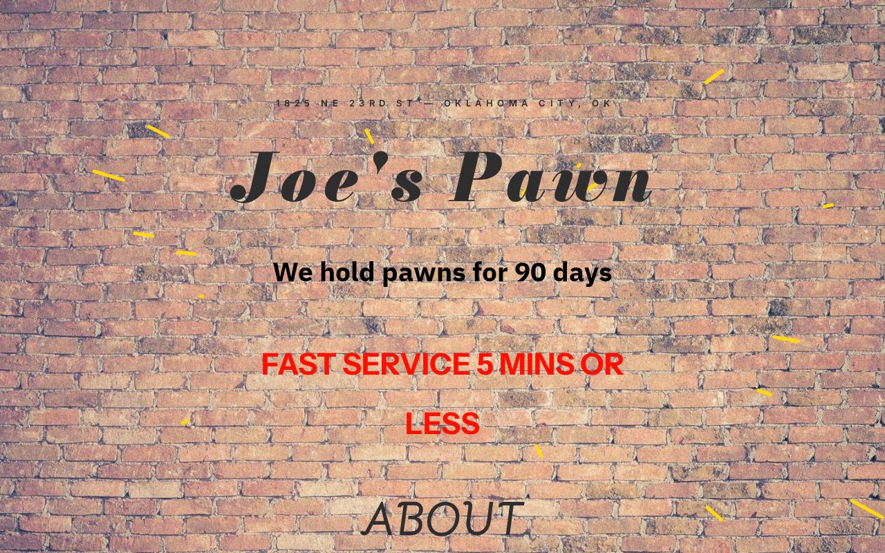 Joe's Pawn Shop logo