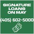 Signature Loans on May logo